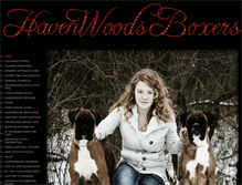 Tablet Screenshot of havenwoodsboxers.com